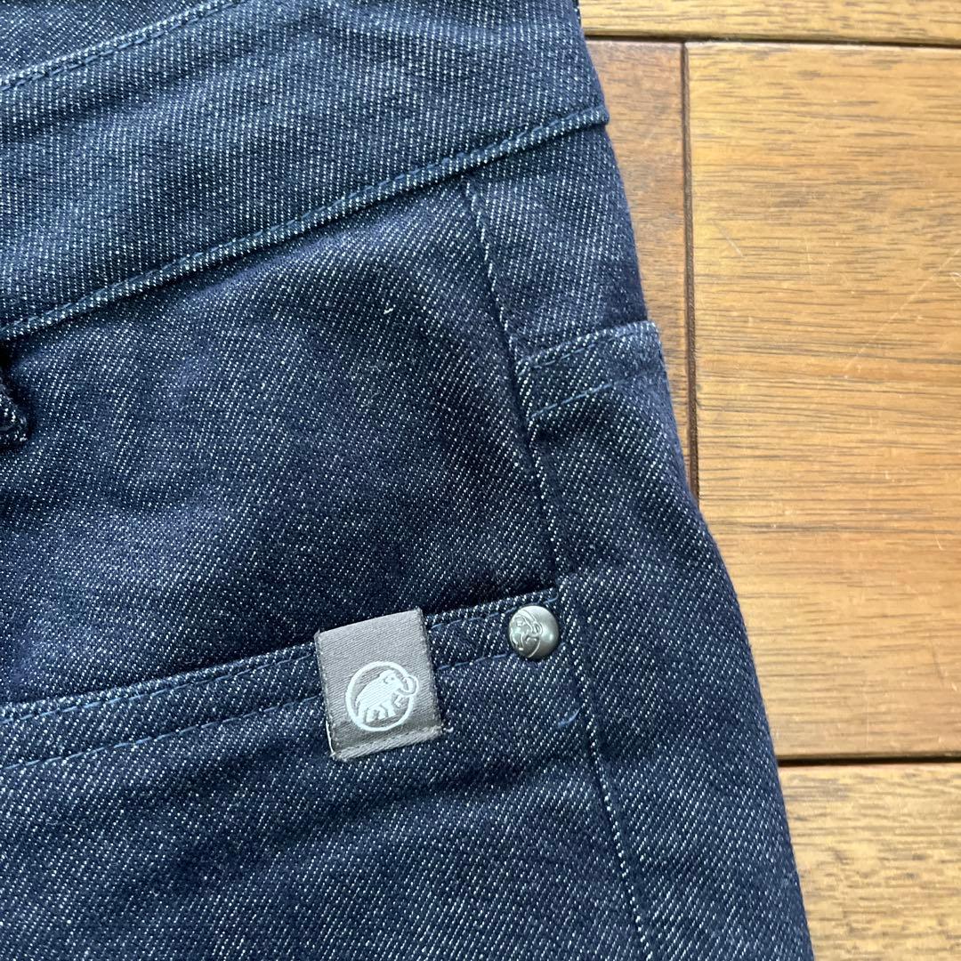 mammut マムート　デニムパンツ　サイズS 濃紺デニム