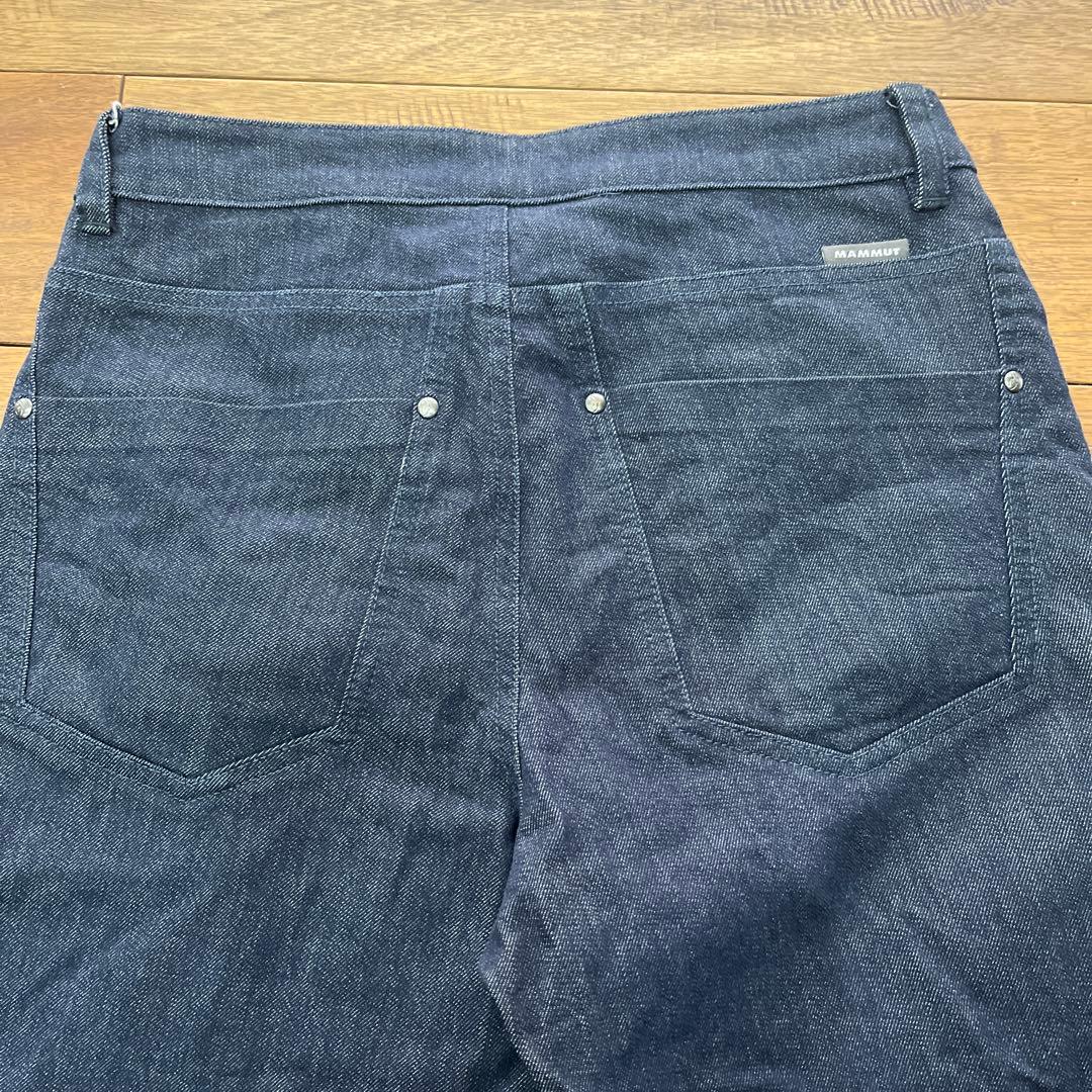 mammut マムート　デニムパンツ　サイズS 濃紺デニム