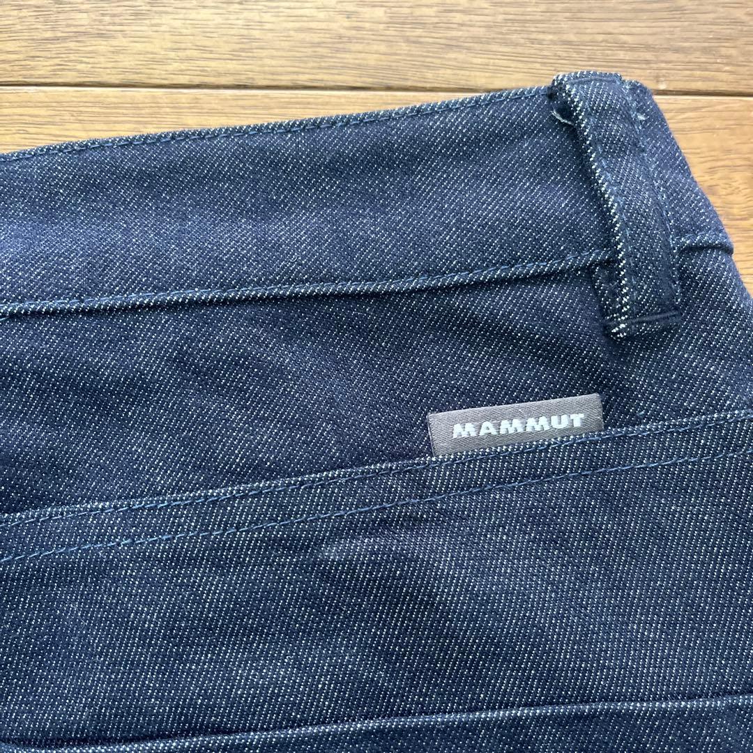 mammut マムート　デニムパンツ　サイズS 濃紺デニム