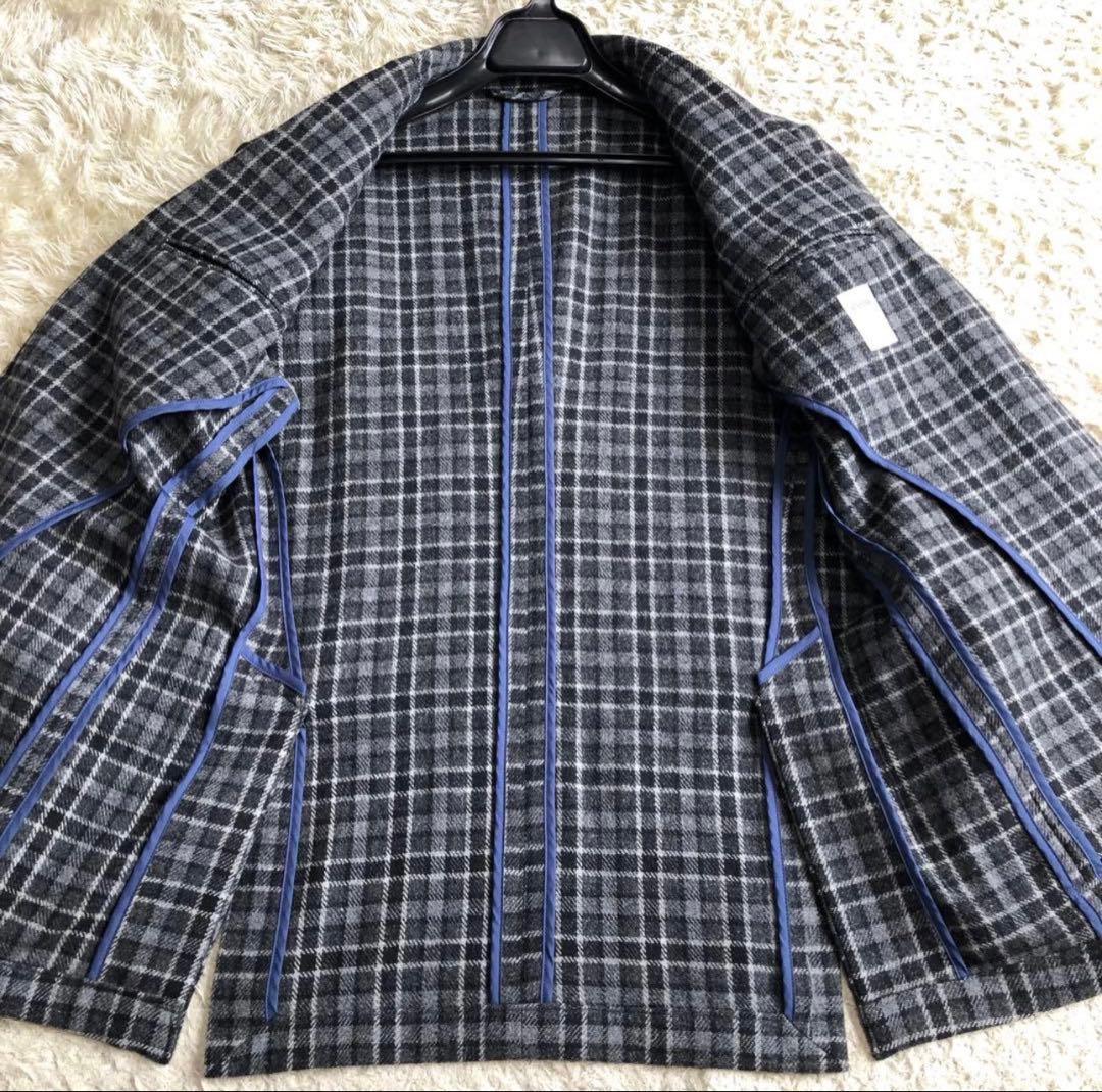 ヤ*ミ様 リングヂャケット elento テーラードジャケット ウール チェック