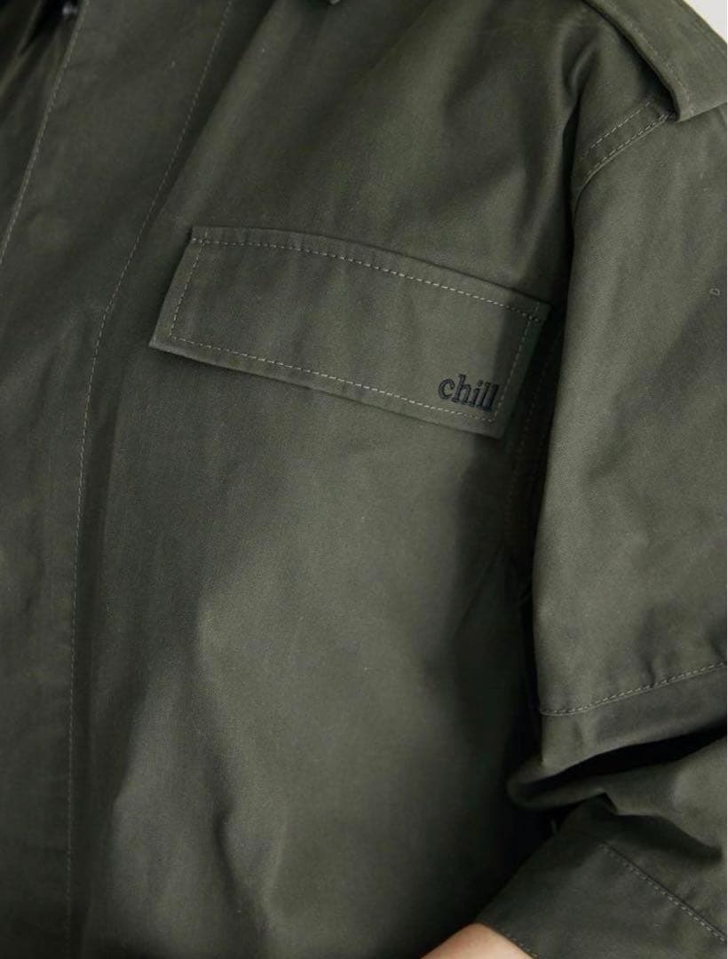 新品未使用 LOVE GIVES LOVE ecru ミリタリーブルゾン