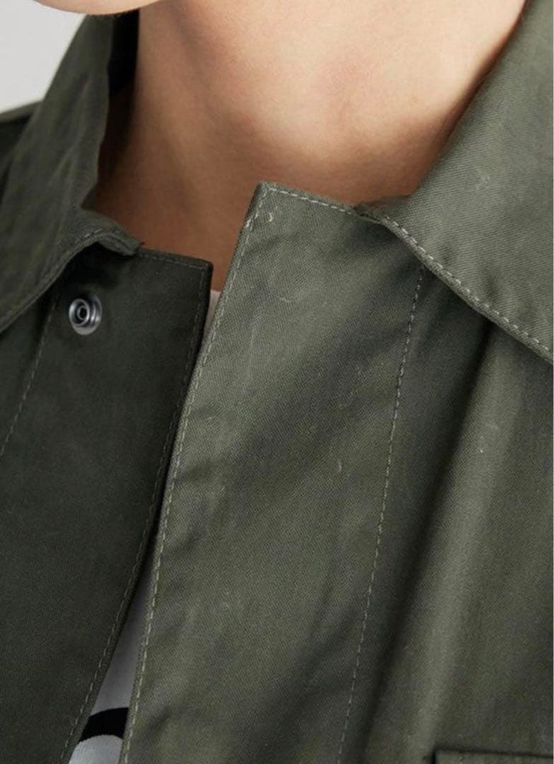 新品未使用 LOVE GIVES LOVE ecru ミリタリーブルゾン