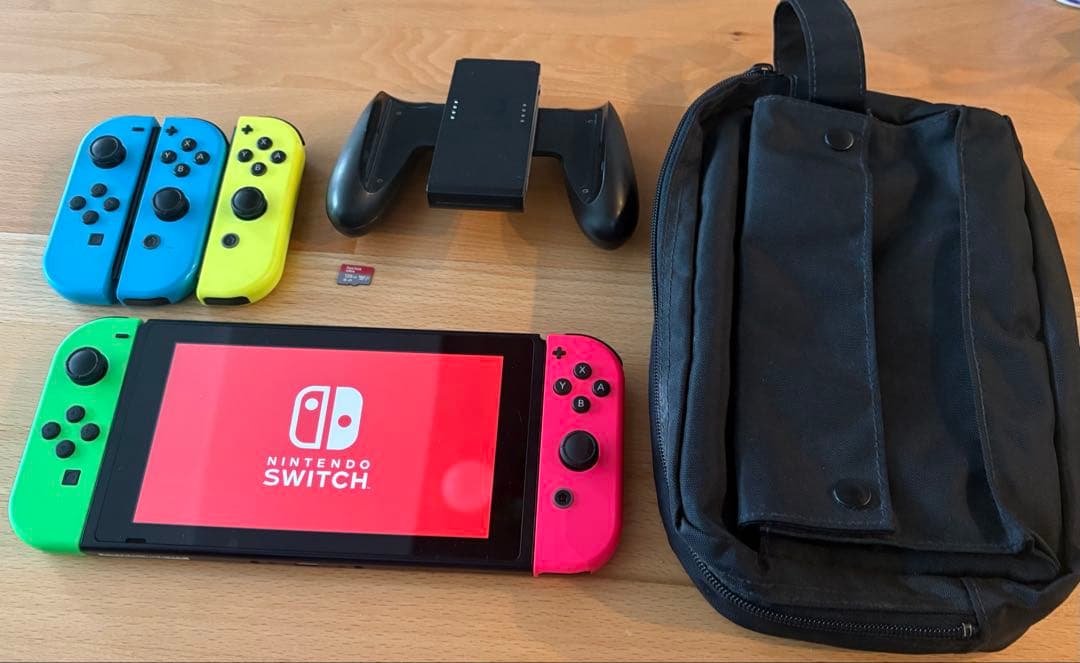 訳あり-NintendoSwitch本体+Joy-Con5 microSD128